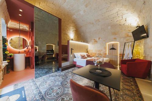 Harmonies BnB - Luxury Suites & Family Room Bari 휴식 공간