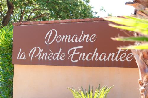 a sign for the dominamine la puede interchange at Camping La Pinède Enchantée in Argelès-sur-Mer