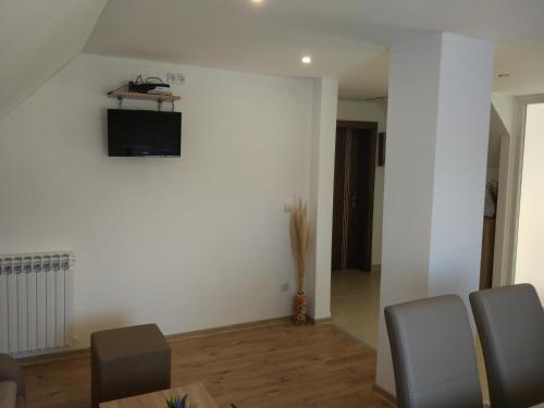 Televisyen dan/atau pusat hiburan di Apartments Sven