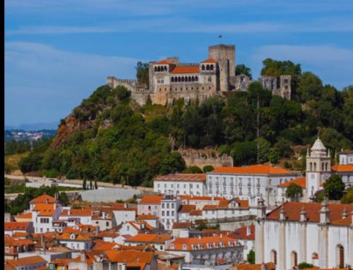 Vista general de Leiria o vistes de la ciutat des de l'aparthotel