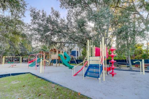a playground with a slide at HH Beach & Tennis 344B in Hilton Head Island