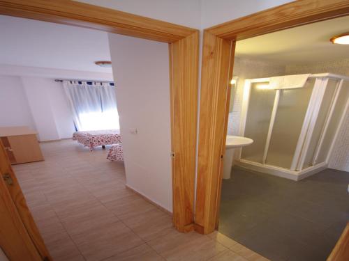 Kylpyhuone majoituspaikassa Livingtarifa Apartamento Blue II