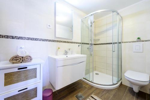 Ett badrum på Apartment Mistral