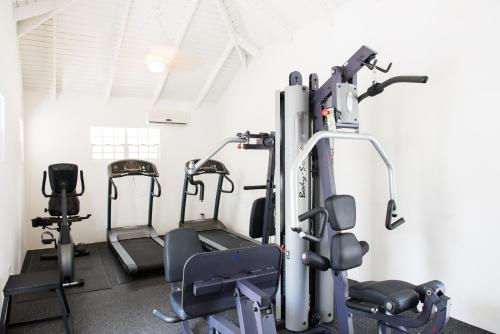 The fitness center and/or fitness facilities at Shoal Bay Villas