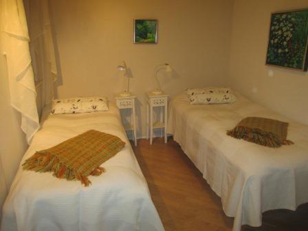 Letto o letti in una camera di Skovboferie Apartments BB