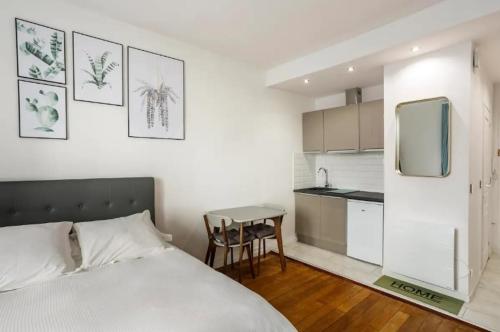 Paris Luxury Studio with portable AC