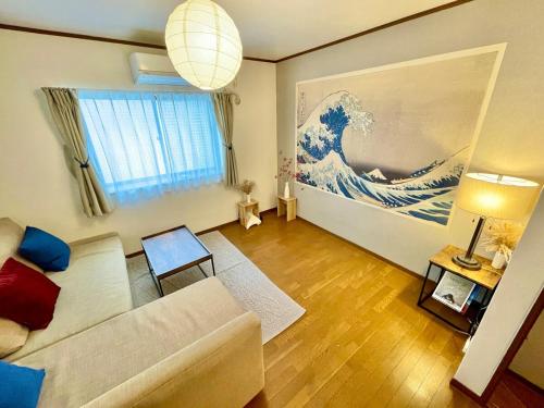 Namba 9 Min KIX Direct USJ Entire 3BR House