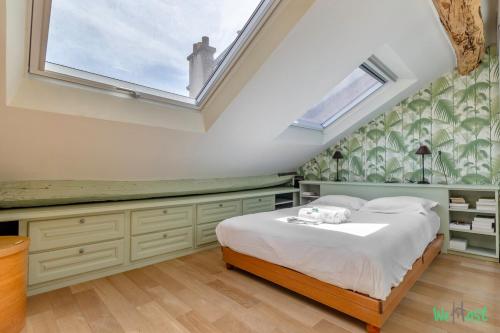 Duplex Marais - 2 Chambres, 5 Lignes Métro