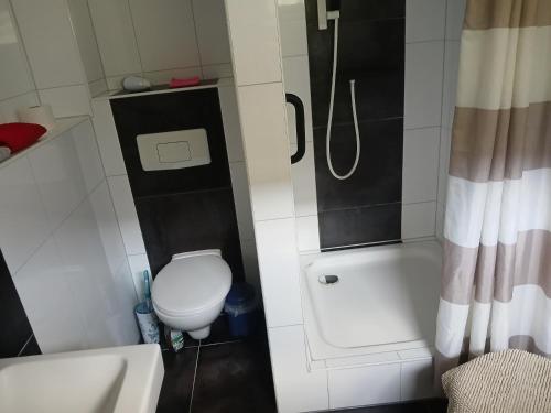 ห้องน้ำของ Ferienunterkunft Böttcher
