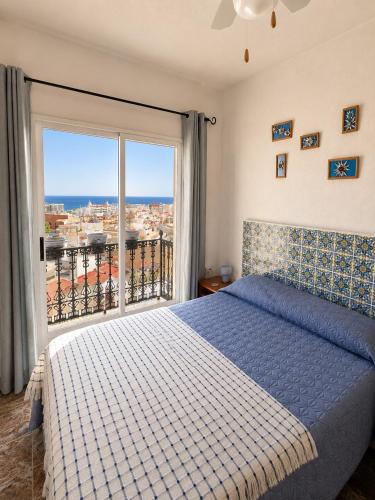 Villa Palmera Mediterranean House with Sea & Castle Views