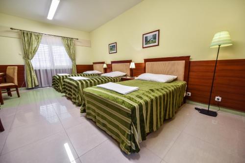 Una cama o camas en una habitación de Penzion RAKI