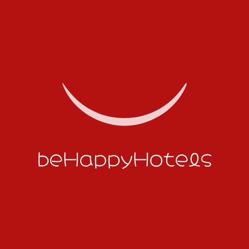 a red background with a happy horizons logo at Kairos Garda Hotel in Castelnuovo del Garda