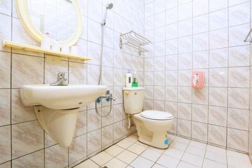 Vannituba majutusasutuses Time Travelodge Homestay