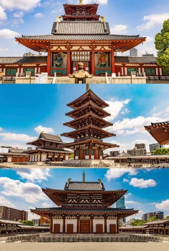 和居 蛍 4ldk 2卫2浴 可住7人 10min到通天阁 近难波 天王寺