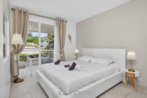 Azurenting - T3 Jean de Noailles - Vue Mer - Clim - Parking