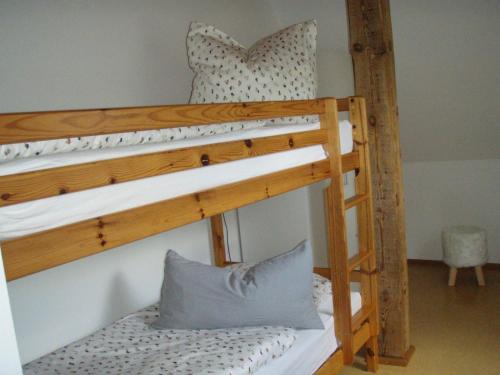 a couple of bunk beds in a room at Villa Mary in Lychen