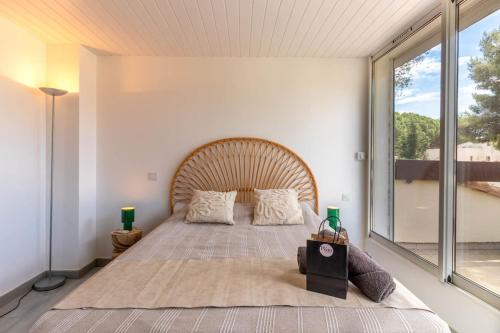 Dunae, villa T3, jardin privatif, piscine, wifi