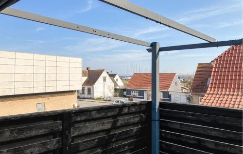 a view from the balcony of a house at Amazing Apartment In Hundested With Wifi in Hundested