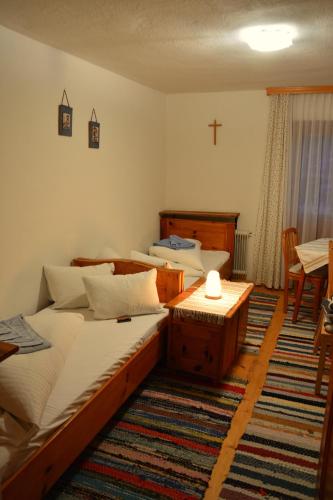 Postel nebo postele na pokoji v ubytování Haus Kathrein