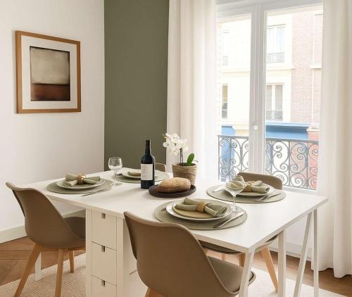Spacious & chic flat with elevator access - Paris
