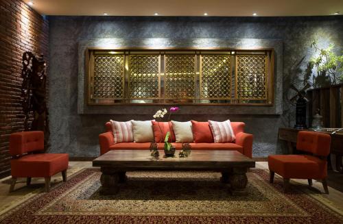 Area soggiorno di Plataran Ubud Hotel & Spa - CHSE Certified