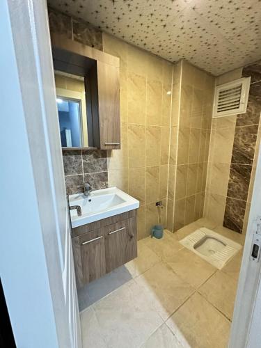 a bathroom with a sink and a toilet at Arden home in Van