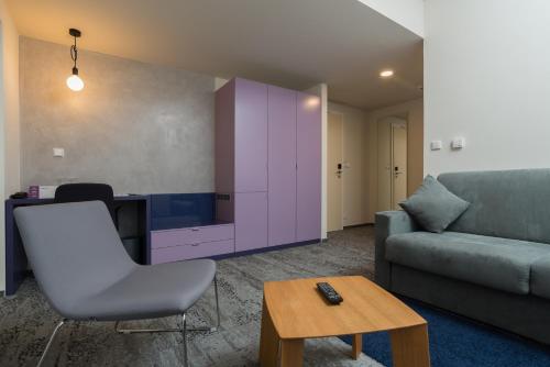 Posezení v ubytování Fairhotel