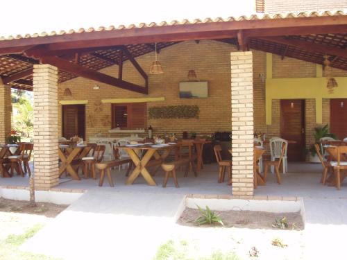 Restoran atau tempat lain untuk makan di Pousada e Restaurante Encanto das Águas