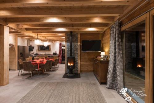 Chalet familial 9 personnes avec sauna privatif et piscine naturelle - Le Domaine des Fleurs Gérardmer