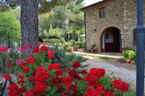 Κήπος έξω από το Agriturismo Il Poderino
