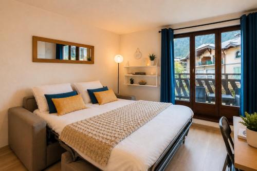 Le Sapi 1E Balcon panoramique Aiguilles Rouges avec parking gratuit