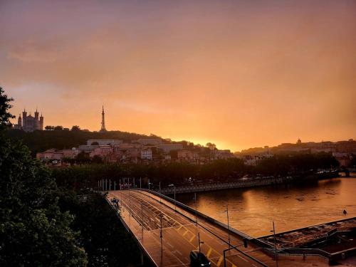 Beautiful apartment on banks of Saône