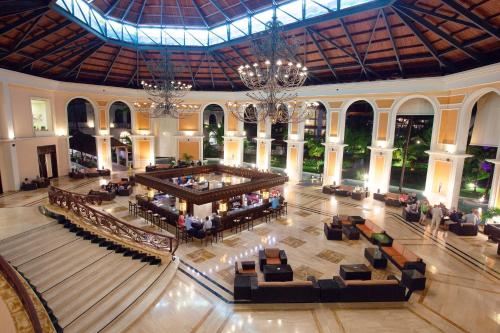 an aerial view of the lobby of a hotel at Majestic Elegance Punta Cana - All Inclusive in Punta Cana