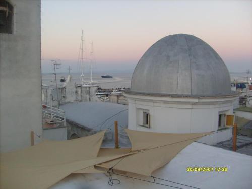 a view of a building with a observatory at B&B Celestina Ischia in Ischia