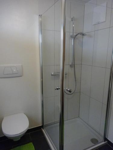 Koupelna v ubytování Appartment Tobias