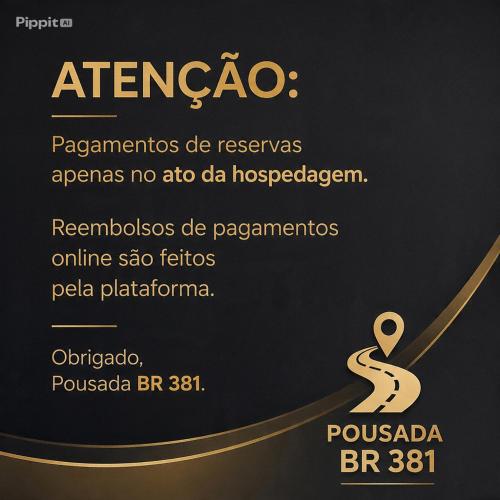 a poster for a hospital with a sign with a symbol at POUSADA Br381 in Extrema