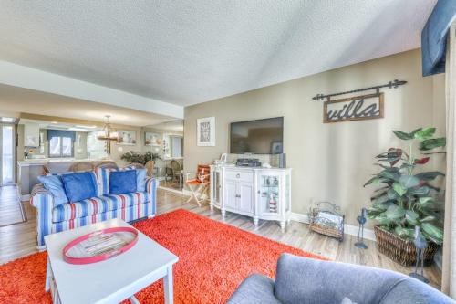 Spacious villa with pool hot tub playground & cute decor - steps from beach photo 10