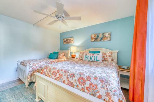 Spacious villa with pool hot tub playground & cute decor - steps from beach photo 24