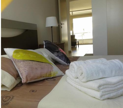 Cama o camas de una habitación en Aetius Apartments