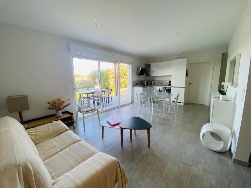 Appartement climatisé avec jardin