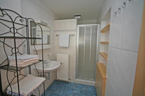 A bathroom at Appartements Berger Kitzbühel