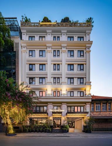 a rendering of the front of a hotel at THE LEGEND HANOI Hotel in Hanoi