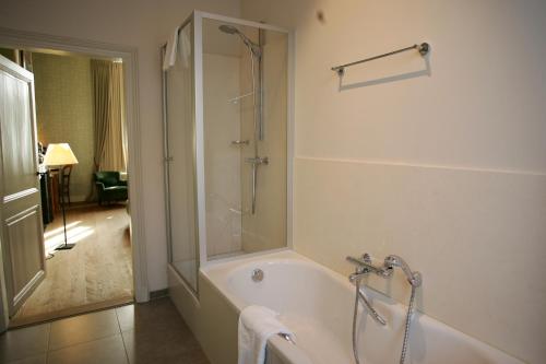 Koupelna v ubytování Hotel Jan Brito