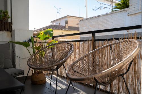Piso moderno y tranquilo en el centro con terraza