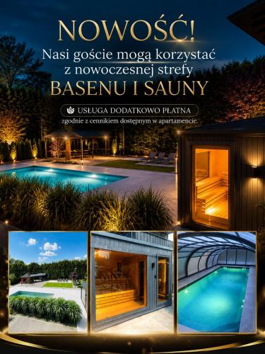 ein Magazincover mit einem Haus mit Swimmingpool in der Unterkunft Lumax in Gryfice