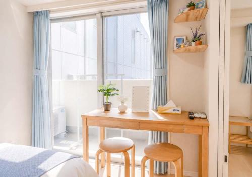 904Room Kinshicho Station 5 min walk near Asakusa and Skytree 9th floor with balcony and good soundproofing Large One-Bedroom Apartment