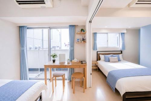 904Room Kinshicho Station 5 min walk near Asakusa and Skytree 9th floor with balcony and good soundproofing Large One-Bedroom Apartment