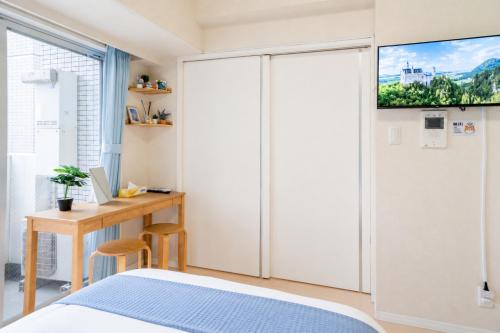 904Room Kinshicho Station 5 min walk near Asakusa and Skytree 9th floor with balcony and good soundproofing Large One-Bedroom Apartment