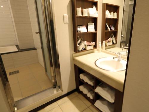 Phòng tắm tại Hotel Kanade Osaka Namba
