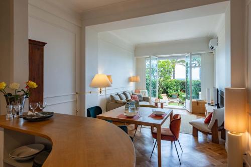 Jardin privé & plage - Promenade des Anglais